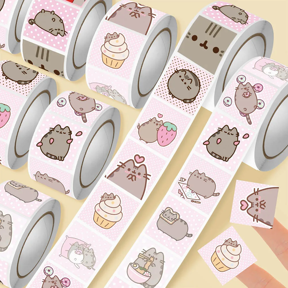 Books - Hou 500 adet Pusheen Karikatür Kedi