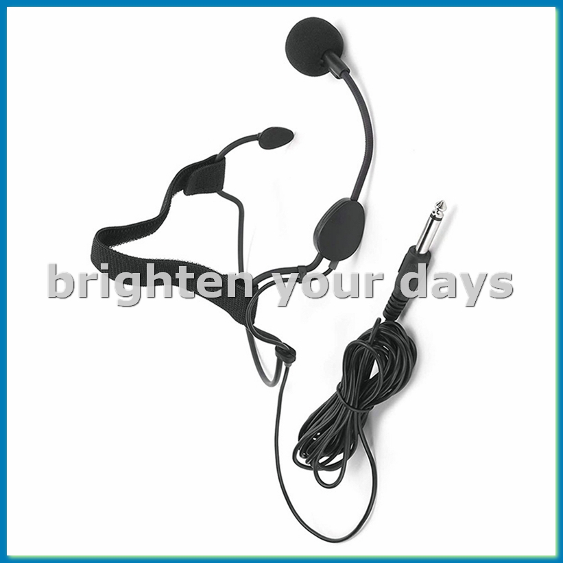 Music - 6.35MM Fiş Dinamik Kafa Bandı Mikrofon