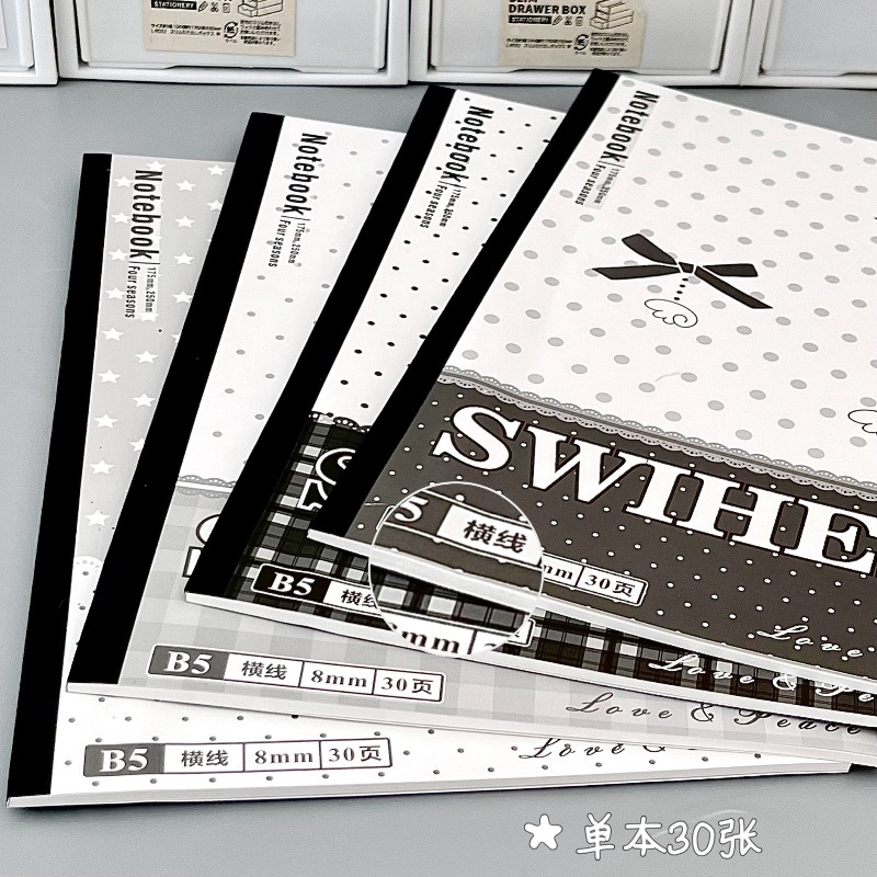 4 Paket Siyah Beyaz Melek B5 P - Blank Sheet Music Notebook incelemesi ve fiyatı