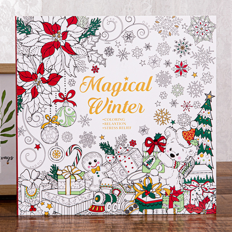 Büyülü Kış Boyama Kitabı Gevşe - Adult Coloring Book Stress Relief incelemesi ve fiyatı