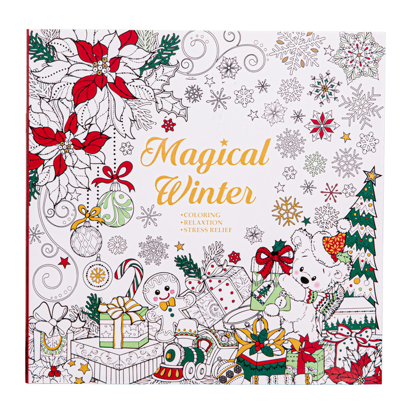 Büyülü Kış Boyama Kitabı Gevşe - Adult Coloring Book Stress Relief incelemesi ve fiyatı