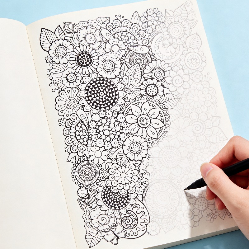 Bir Yetişkinler İçin Stres Gid - Adult Coloring Book Stress Relief incelemesi ve fiyatı