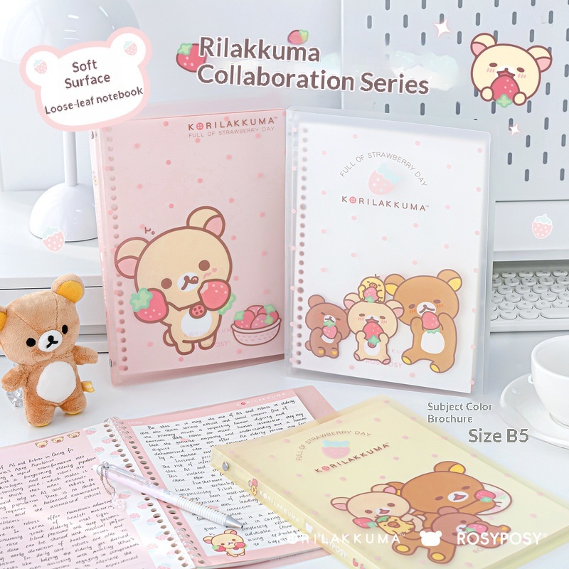 Rosyposy Korilakkuma Çilek B5  - Blank Sheet Music Notebook incelemesi ve fiyatı