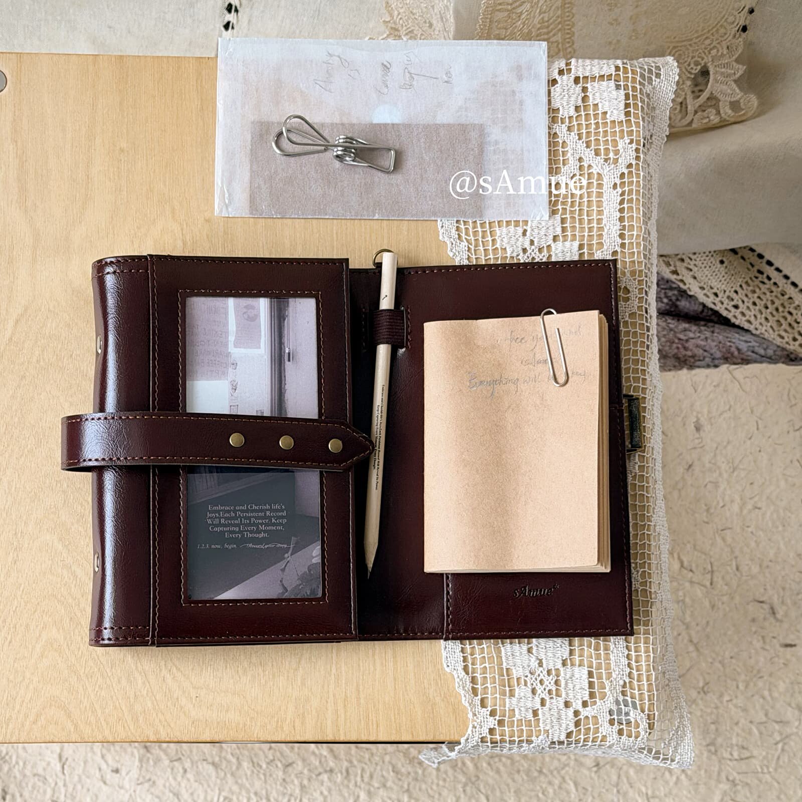 Vintage A6 3 Katlı Deri Yenide - Vintage Leather Journal Notebook incelemesi ve fiyatı